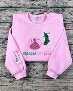 Magical Friendship Glitter Embroidered Sweatshirt – Cozy Theater Fan Apparel
