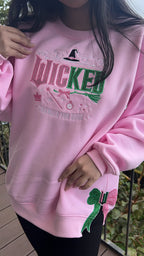Wicked Changed for Good Embroidered Hoodie | Defy Gravity Sweatshirt | Wizard of Oz Fan Gift Sweater