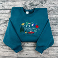 Hoa Hoa Hoa Season Embroidered Sweatshirt – Twilight-Inspired Cozy Fleece Blend