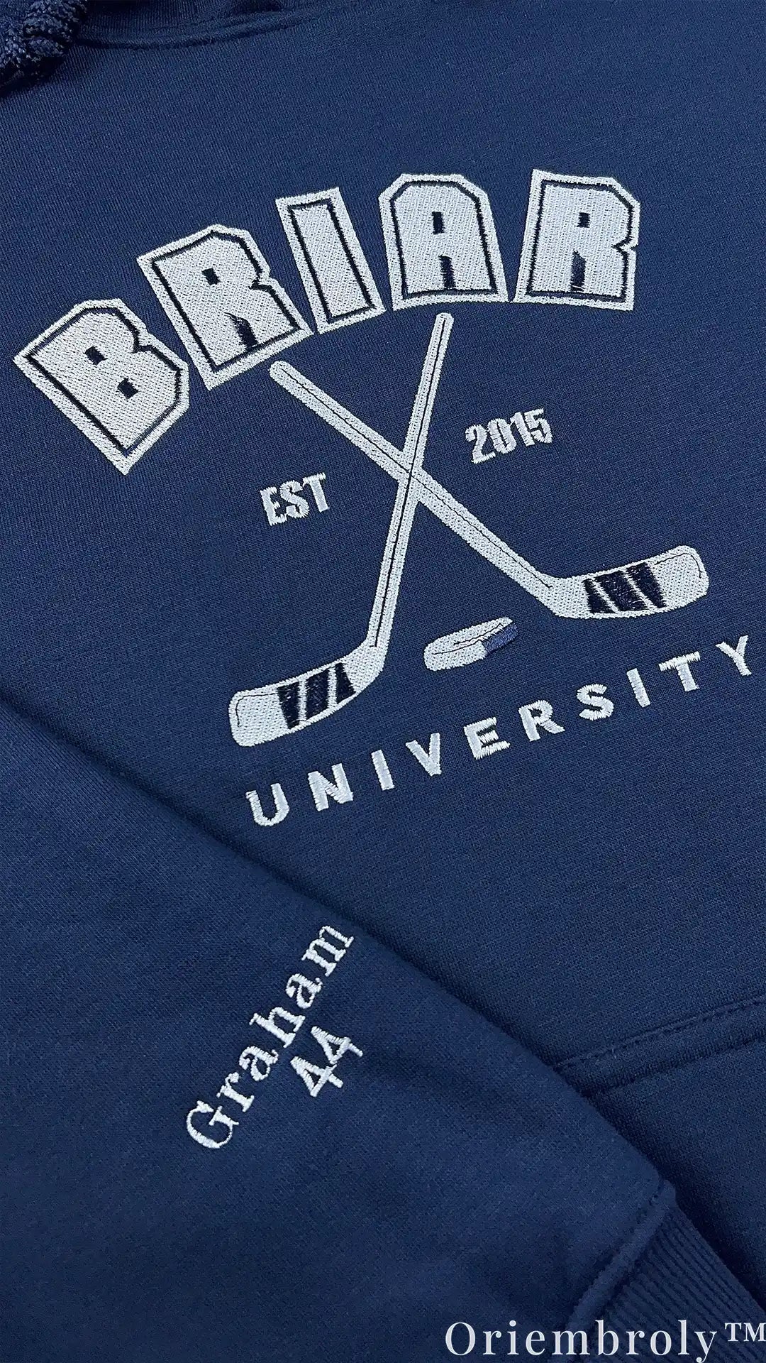 Briar University Collegiate Embroidered Sweatshirt