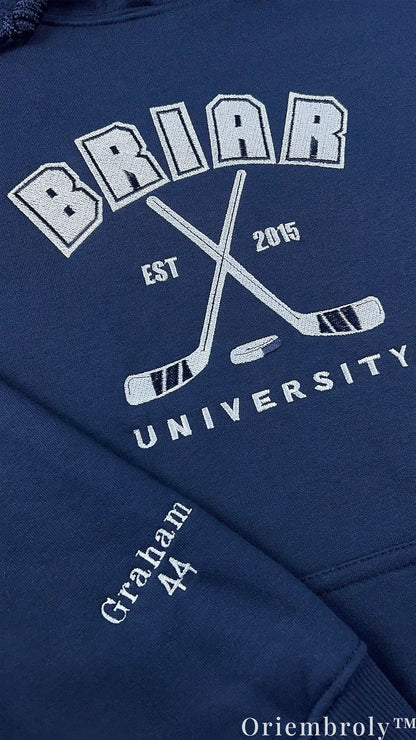Briar University Collegiate Embroidered Sweatshirt
