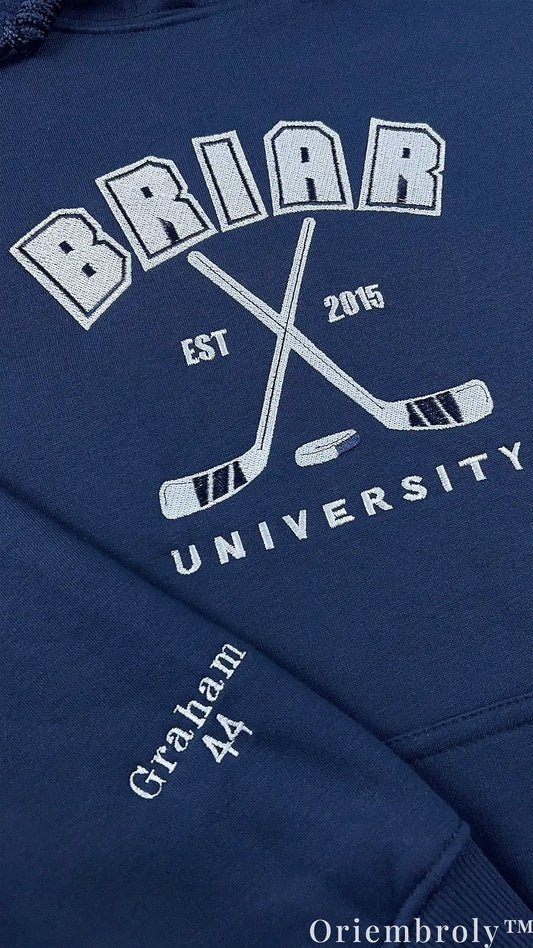 Briar University Collegiate Embroidered Sweatshirt