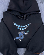 RPD Welcome Party Survival Horror Embroidered Black Pullover Hoodie