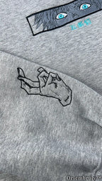 Mystic Sorcerer Embroidered Sweatshirt | Anime Inspired Fleece Crewneck