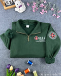 Resident Evil Umbrella Corp UBCS Embroidered Quarter Zip – Biohazard Tactical Pullover
