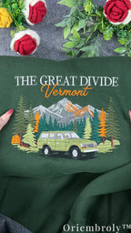 The Great Divide Vermont Embroidered Sweatshirt