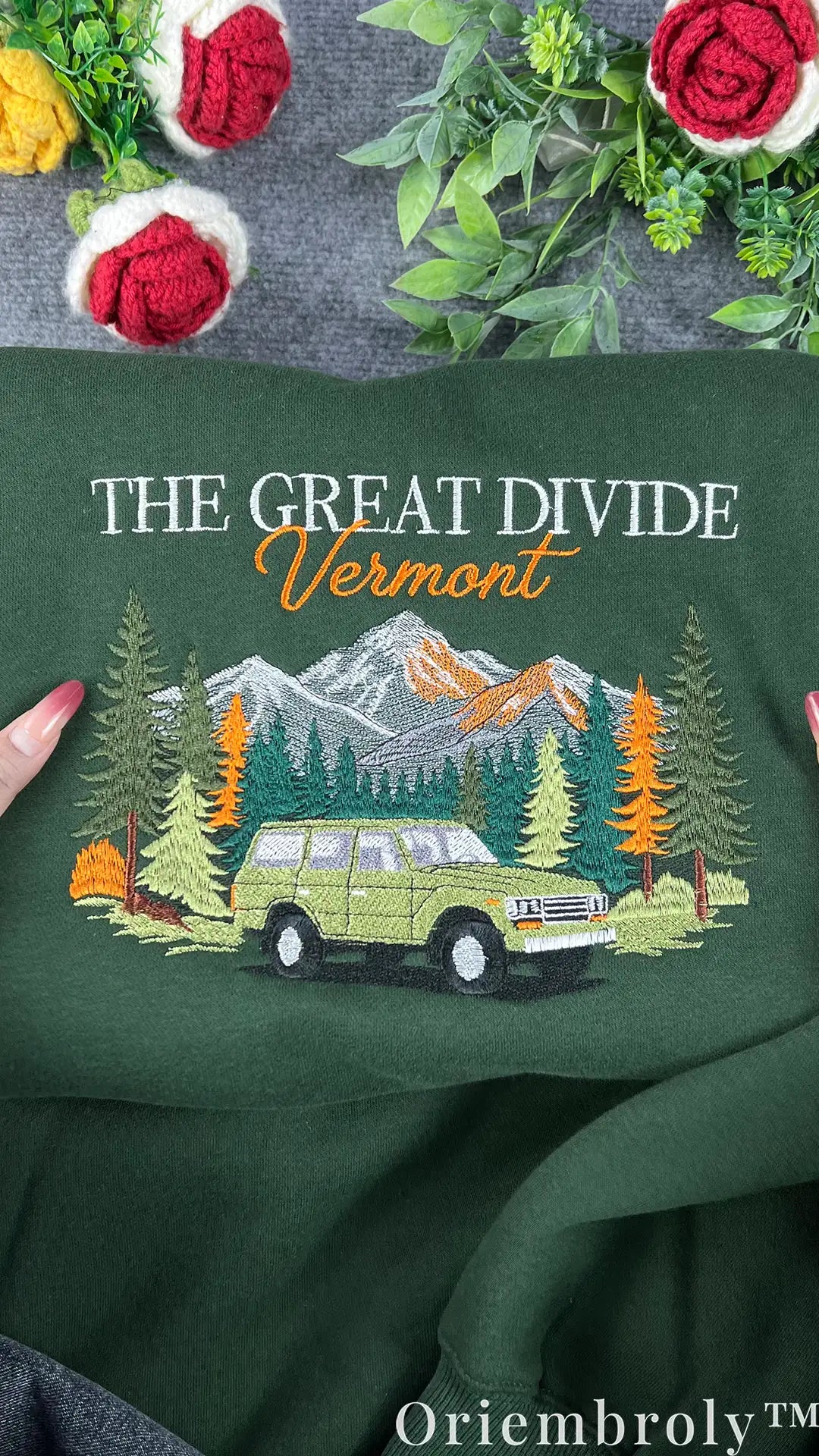 The Great Divide Vermont Embroidered Sweatshirt