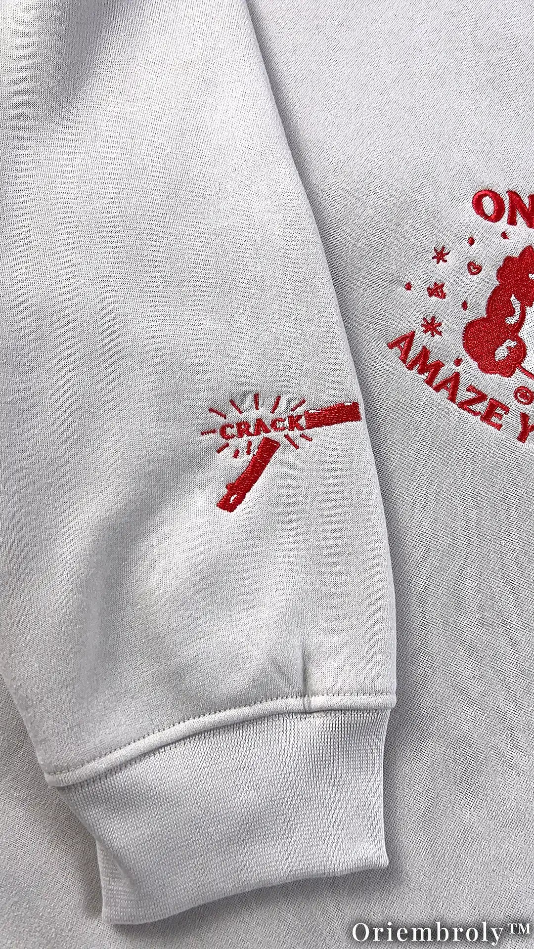 Enchanted Willow Embroidered Sweatshirt | Vintage Botanical Fleece Crewneck