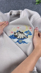 Bookish Avatar Spirit Sweater - Appa Eastern Art Embroidery