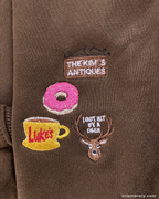 Vintage Fall Embroidered Crewneck Sweatshirt – Cozy Small-Town TV-Inspired Design