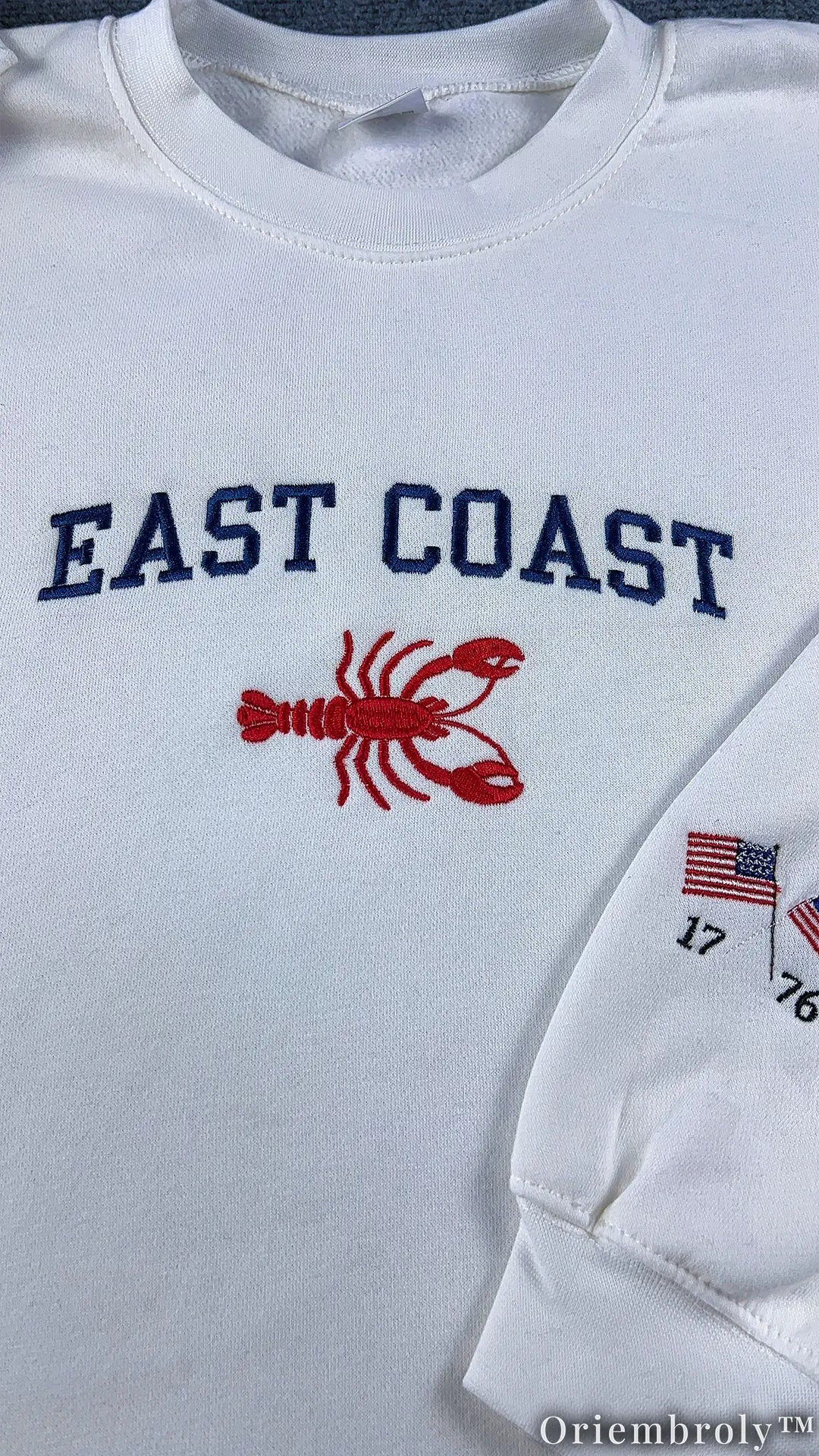 East Coast Crewneck - Coastal Town Aesthetic