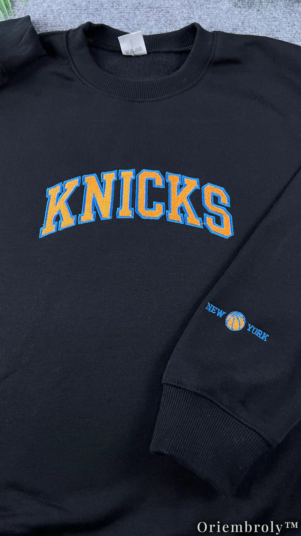 New York Basketball Hoodie | Embroidered Fleece Varsity Hoodie