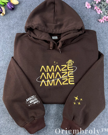 Project Hail Mary AMAZE Rocky Hoodie – Sci-Fi Embroidered Space Sweatshirt