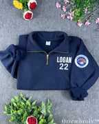 Vintage Varsity Hockey Embroidered Sweatshirt