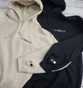 Custom Roman Numeral Crewneck Sweatshirt - Embroidered Date & Initials - Oriembroly LLC