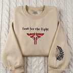 The Last of Us Firefly Embroidered Sweatshirt – Ellie Tattoo Crewneck, Look for the Light