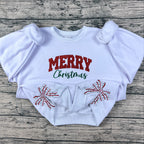 Merry Christmas Side Bow Sweatshirt