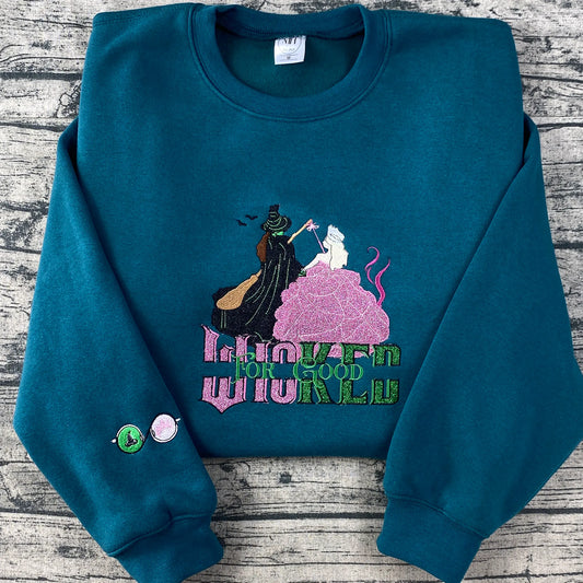 Wicked for Good Embroidery – Where Good Meets Wicked