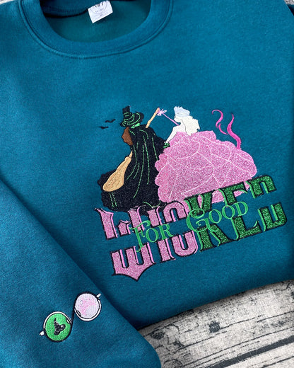 Wicked for Good Embroidery – Where Good Meets Wicked