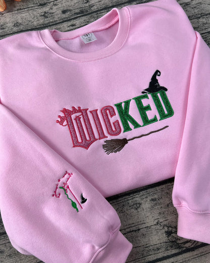 Wicked Custom Sleeve Embroidered Sweatshirt