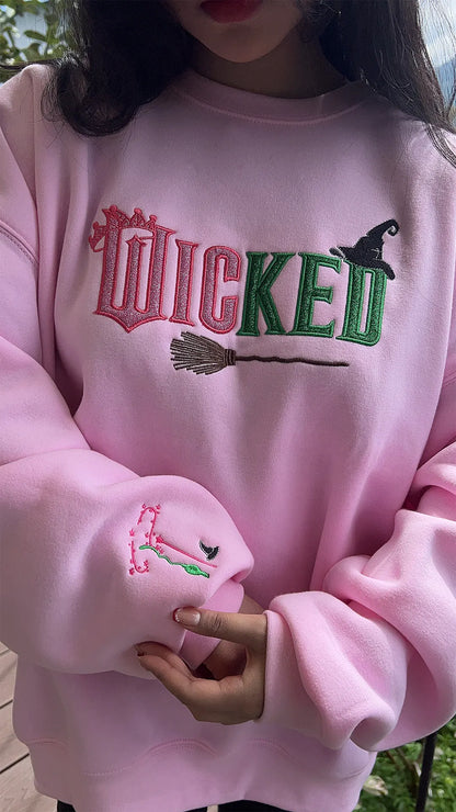 Wicked Custom Sleeve Embroidered Sweatshirt