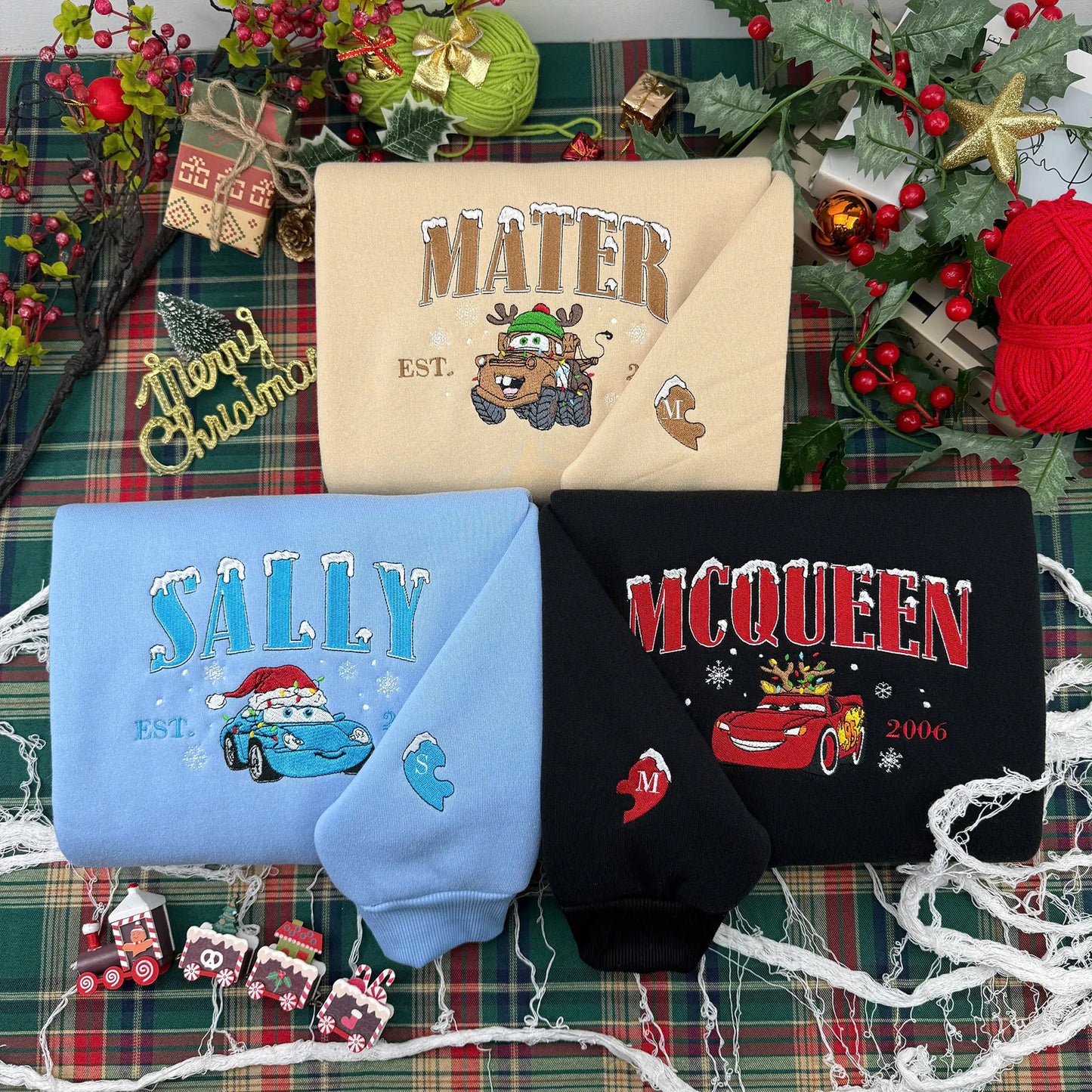 Car Christmas Embroidery – Holiday Road Trip Edition