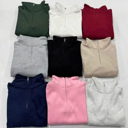 Personalized Quarter Zip Embroidered Sweatshirt