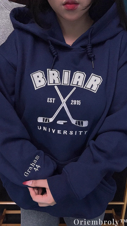 Briar University Collegiate Embroidered Sweatshirt