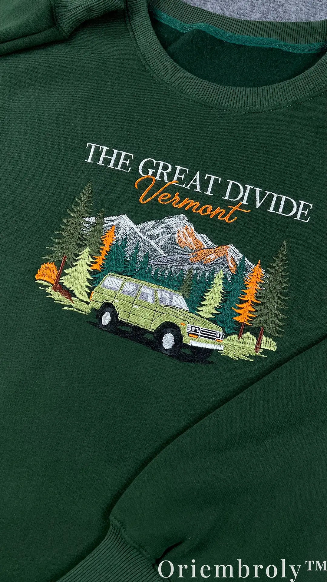 The Great Divide Vermont Embroidered Sweatshirt