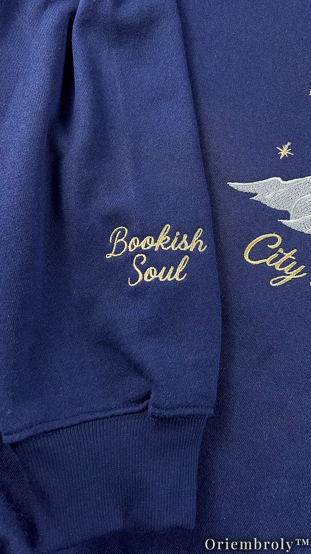 City of Starlight Embroidered Sweatshirt | Fantasy Night Sky Crewneck