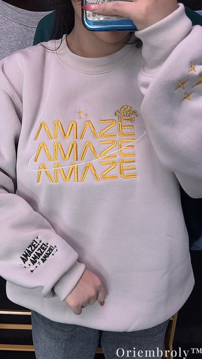 Project Hail Mary AMAZE Rocky Hoodie – Sci-Fi Embroidered Space Sweatshirt