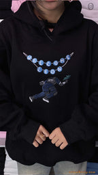 RPD Welcome Party Survival Horror Embroidered Black Pullover Hoodie