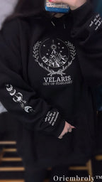 Velaris City of Starlight Embroidered Hoodie – ACOTAR Night Court Bookish Sweatshirt