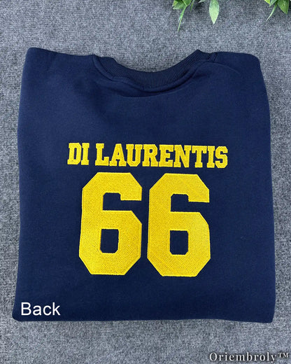 Briar University Di Laurentis 66 Embroidered Sweatshirt – Hockey Romance Crewneck