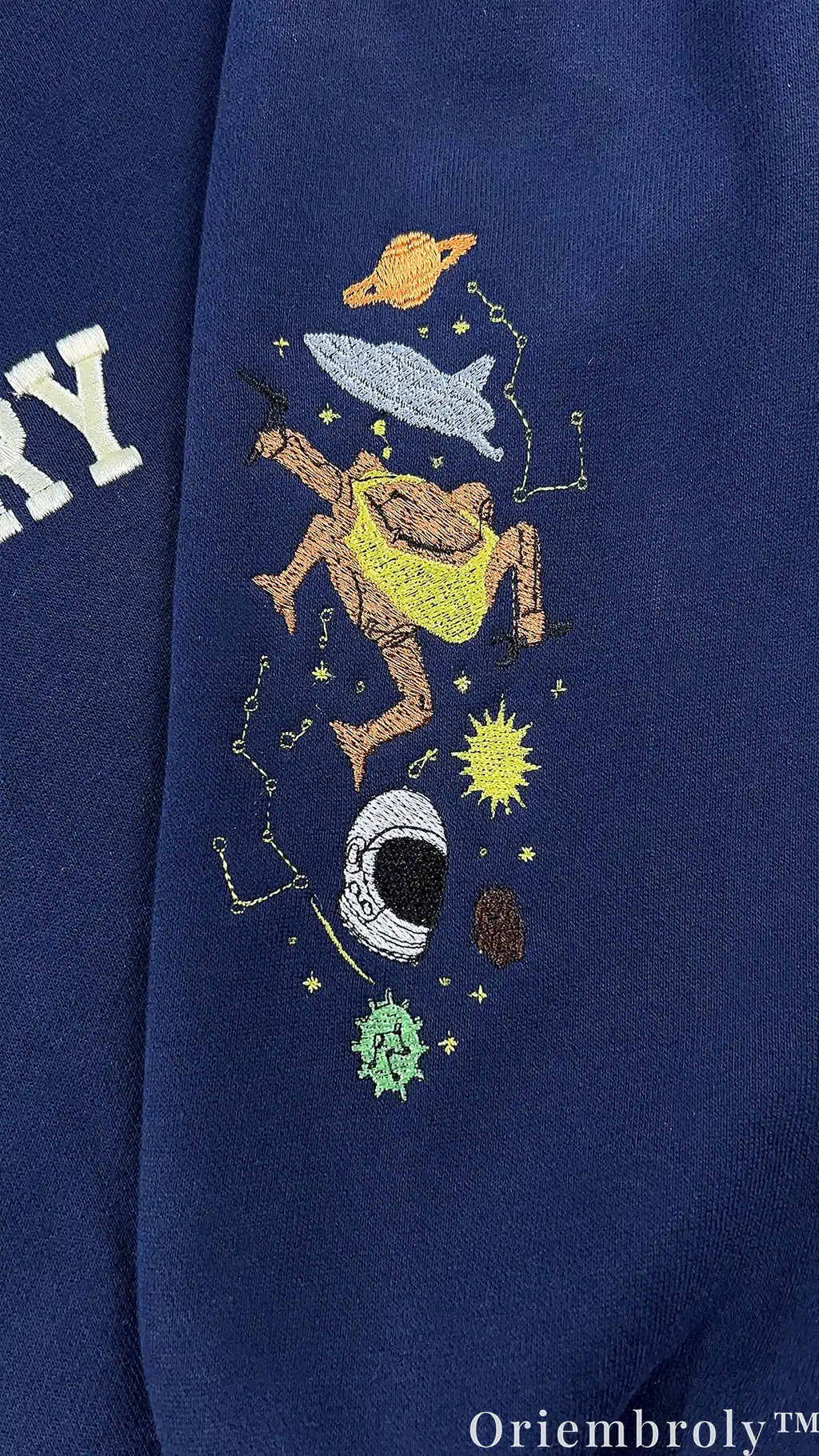 Project Hail Mary Embroidered Hoodie – Rocky Eridian Sci-Fi Bookish Sweatshirt
