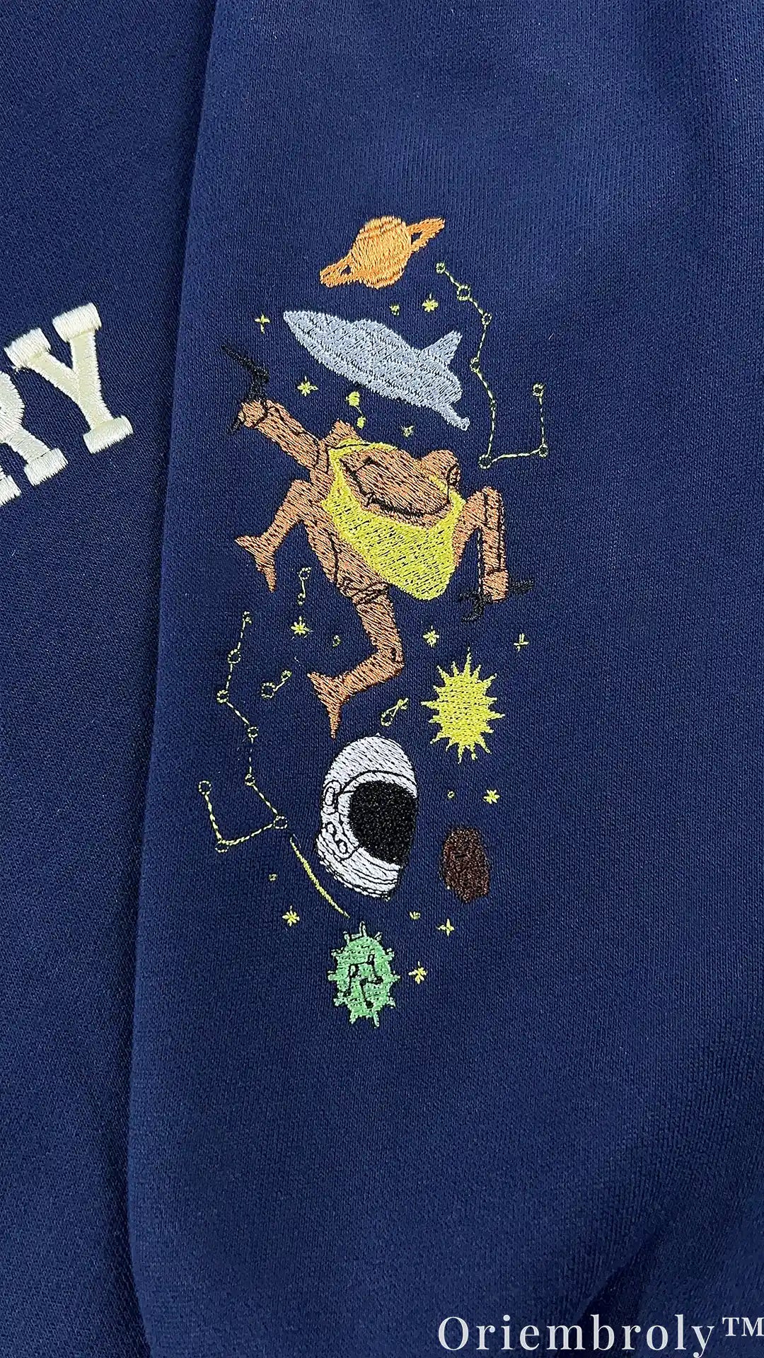 Project Hail Mary Embroidered Hoodie – Rocky Eridian Sci-Fi Bookish Sweatshirt