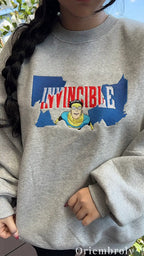 Minimal Hero Embroidered Sweatshirt