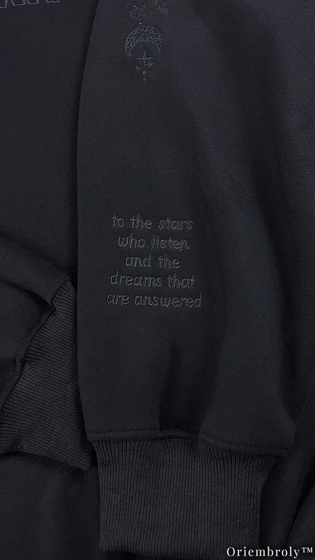 Night Court Velaris Embroidered Quarter Zip, ACOTAR Inspired Sweatshirt, City of Starlight Fantasy Pullover Crewneck
