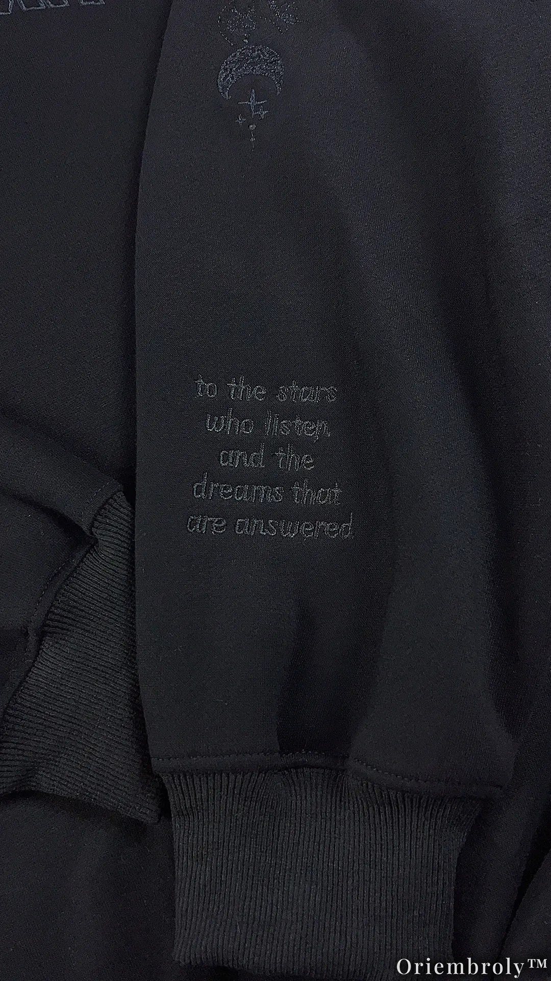 Night Court Velaris Embroidered Quarter Zip, ACOTAR Inspired Sweatshirt, City of Starlight Fantasy Pullover Crewneck