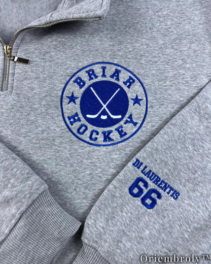 Briar University Varsity Embroidered Sweatshirt