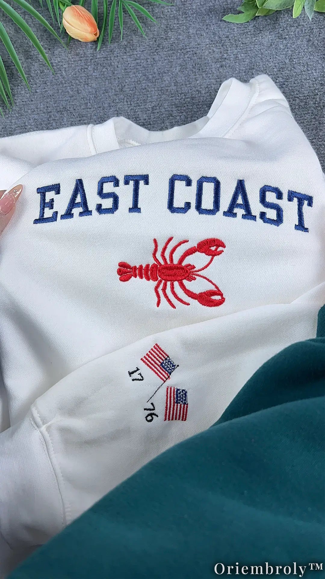 East Coast Crewneck - Coastal Town Aesthetic