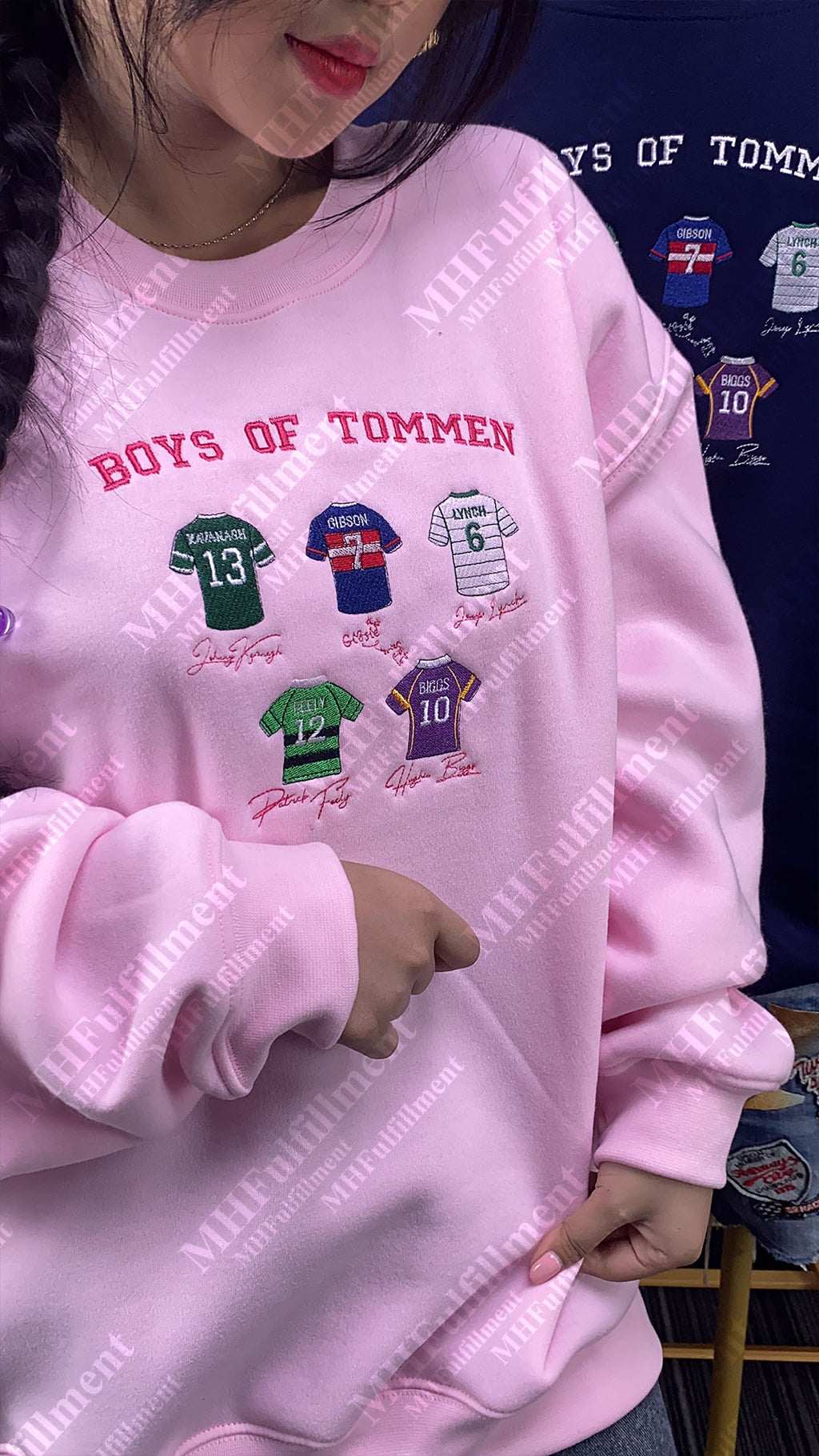 Boys of Tommen Embroidered Sweatshirt – Chloe Walsh Book Merch – Binding 13 & Keeping 13 Hoodie