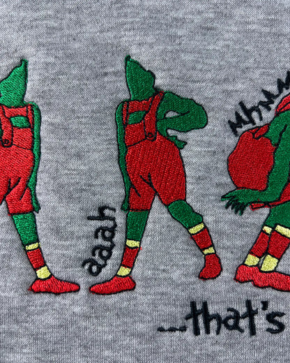 Grinch Thats It Im Not Going Embroidery