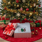 Embroidered Christmas Tree Crewneck Sweatshirt - Cozy Holiday Shirt