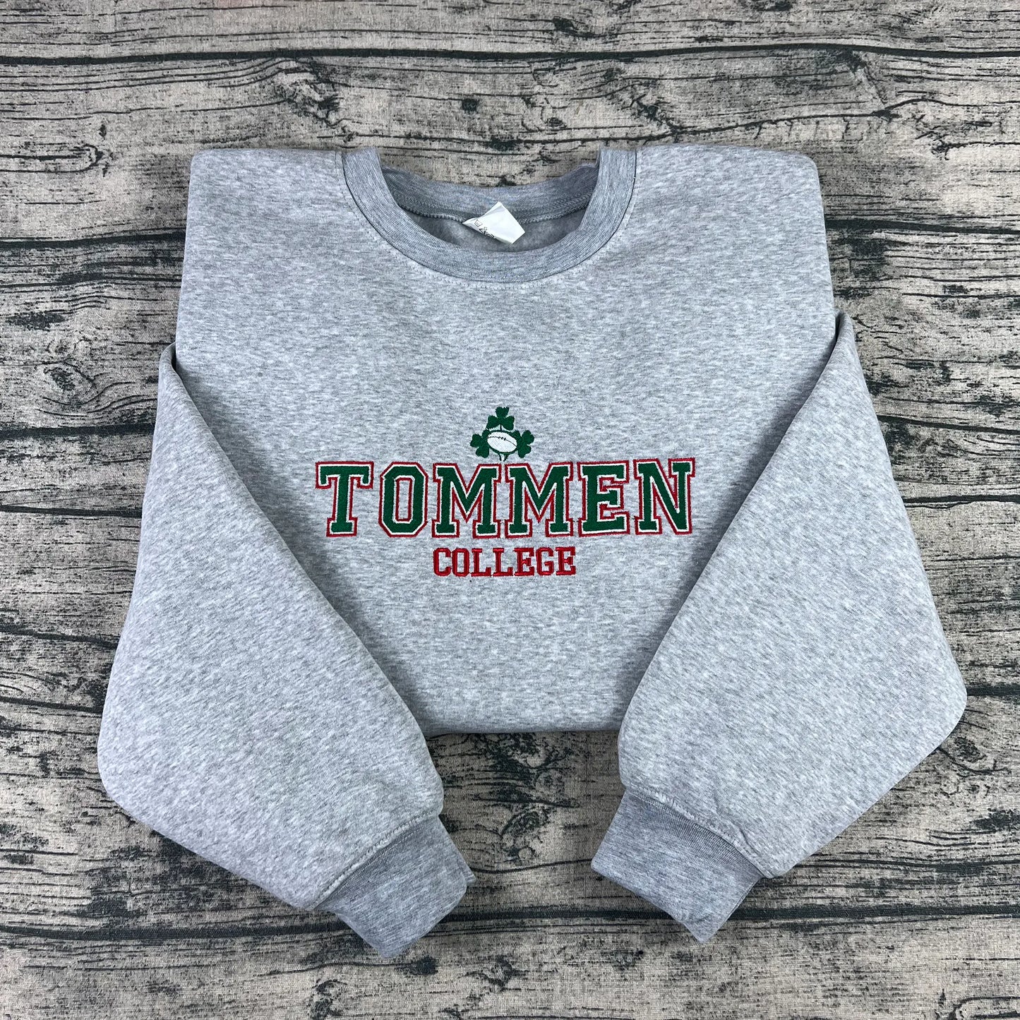 Tommen College Embroidered Sweatshirt
