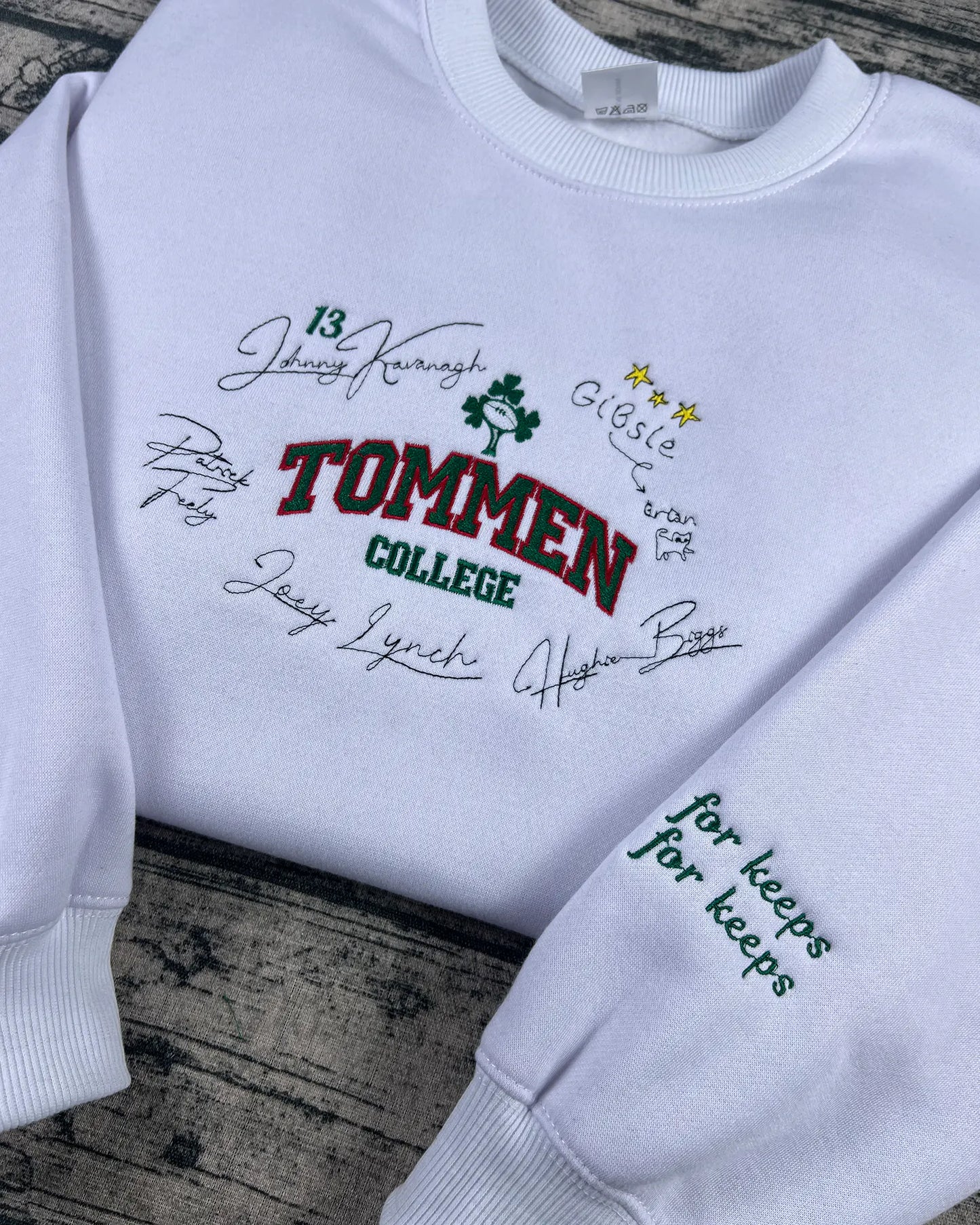 Boys of Tommen Embroidered Sweatshirt | Binding 13 Bookish Crewneck