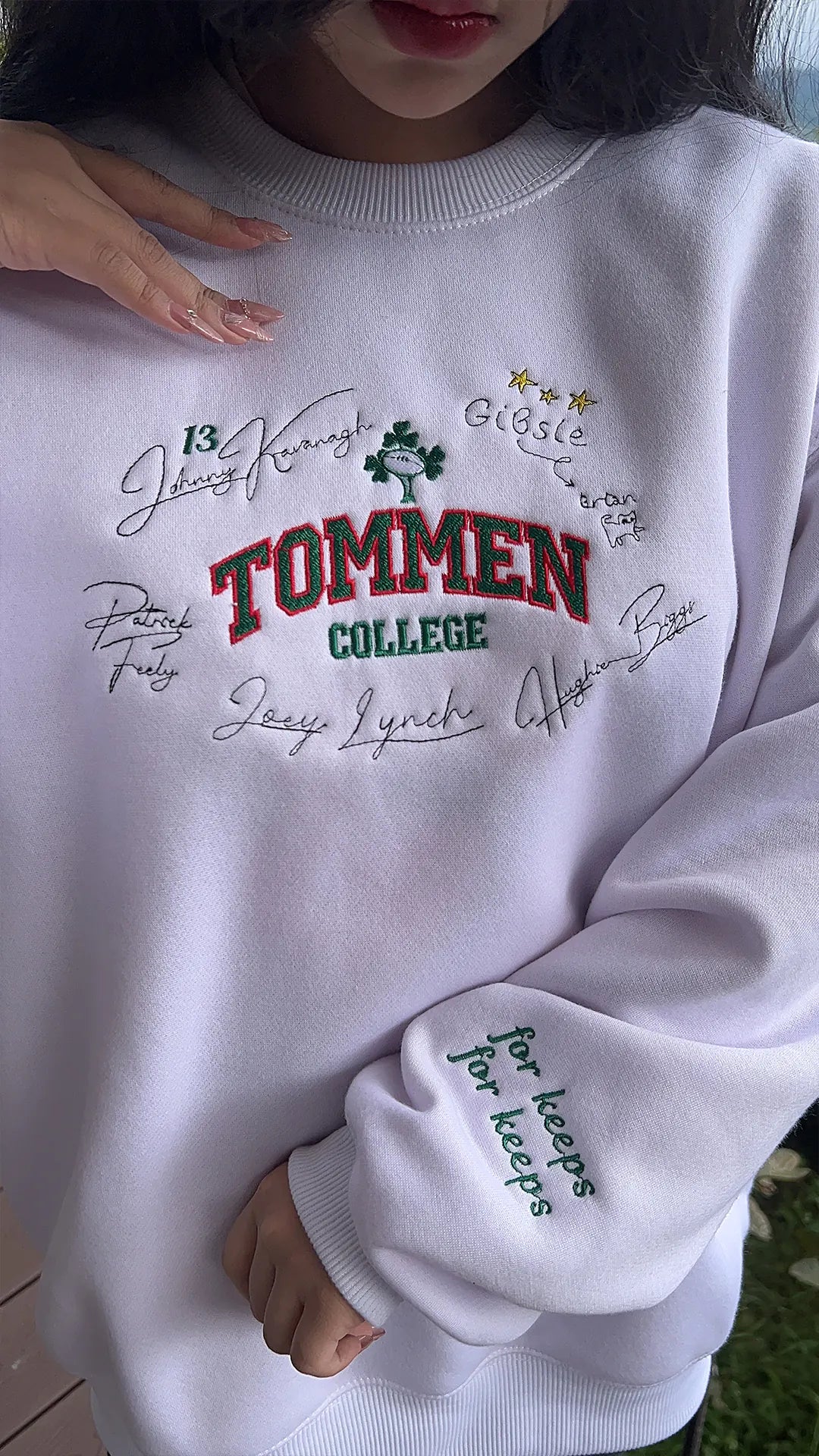 Boys of Tommen Embroidered Sweatshirt | Binding 13 Bookish Crewneck