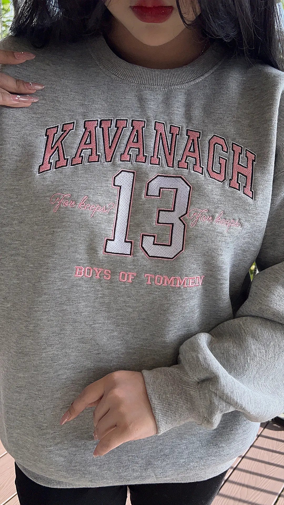 Kavanagh Embroidered Sweatshirt – Boy of Tommen Inspired