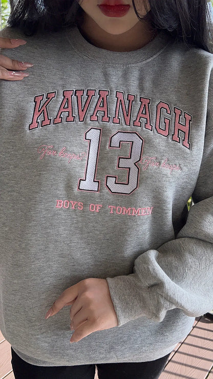 Kavanagh Embroidered Sweatshirt – Boy of Tommen Inspired