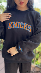New York Basketball Hoodie | Embroidered Fleece Varsity Hoodie